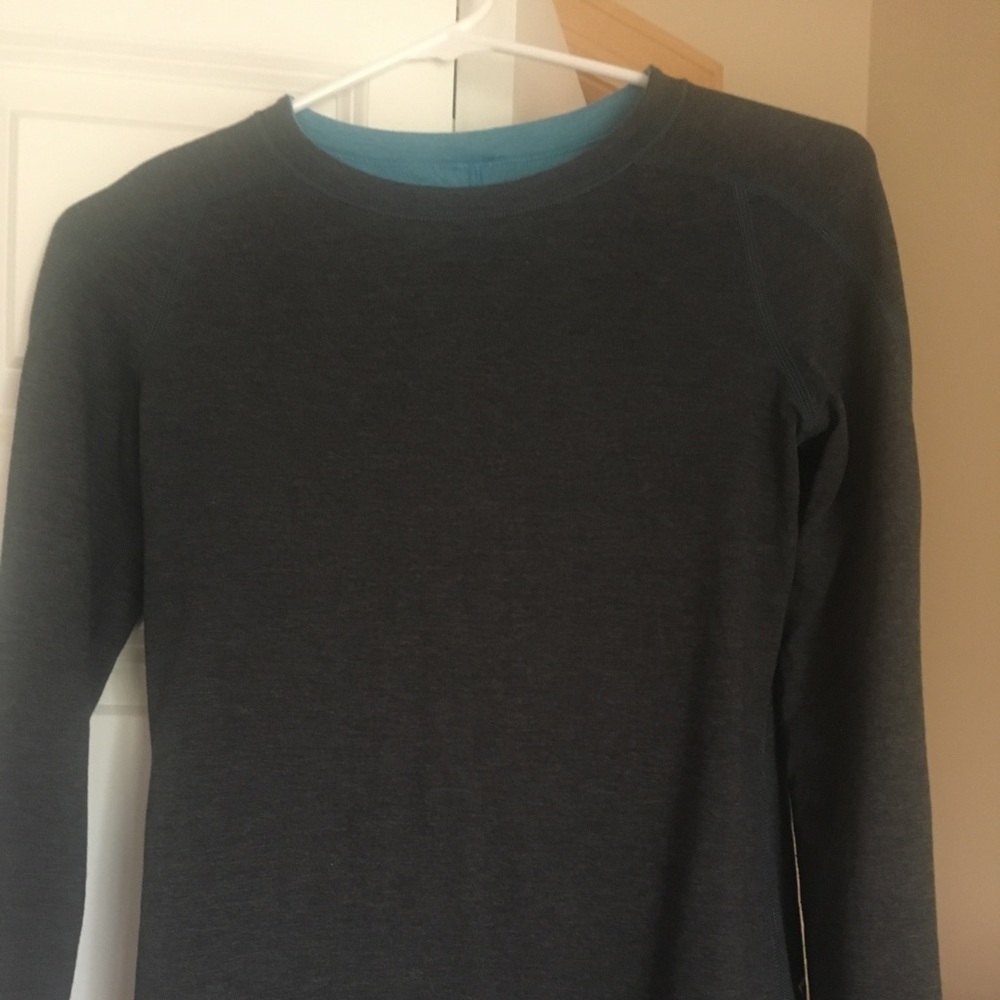 Ivivva reversible tunic gray/turquoise